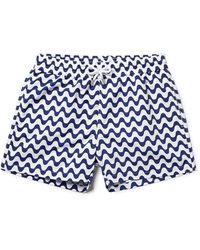Frescobol Carioca - Copacabana Slim-fit Short-length Printed Swim Shorts - Lyst