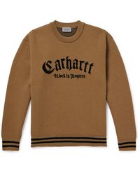 Carhartt - Onyx Striped Jacquard-knit Sweater - Lyst