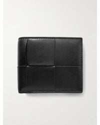 Bottega Veneta - Brieftasche 0,4 Männer Leder schwarz - Lyst