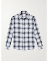 Barena - Checked Cotton-flannel Shirt - Lyst