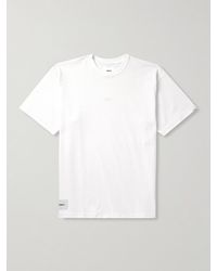 WTAPS - Logo-Appliquéd Cotton-Jersey T-Shirt - Lyst