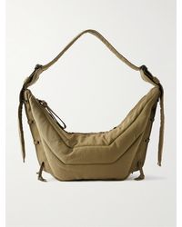 Lemaire - Soft Game kleine Umhängetasche aus Nylon-Canvas - Lyst