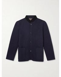 Loro Piana - Arola Suede-Trimmed Cashmere-Blend Jacket - Lyst