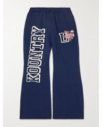 Kapital - Printed Cotton-Blend Jersey Sweatpants - Lyst