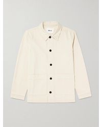 NN07 - Ollie 1874 Organic Cotton-Twill Overshirt - Lyst