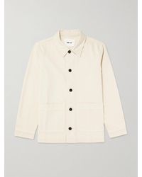 NN07 - Ollie 1874 Organic Cotton-Twill Overshirt - Lyst