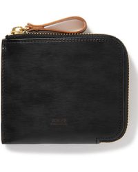 Porter-Yoshida and Co Film Leather Zip Wallet Black for Men | Lyst