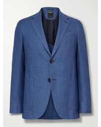 ZEGNA - Oasi Linen Suit Jacket - Lyst
