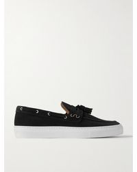 Frescobol Carioca - Monta Tasselled Suede Boat Shoes - Lyst