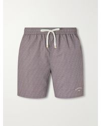 Eleventy - Straight-Leg Mid-Length Swim Shorts - Lyst