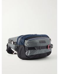 master-piece - Leather-Trimmed Cordura Twill Belt Bag - Lyst