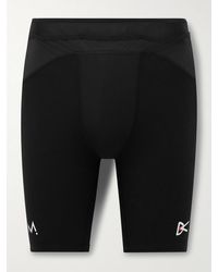 District Vision - Maurten Elite Fuel Powermesh-Trimmed Stretch-Jersey Half-Length Tights - Lyst