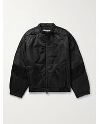Acne Studios - Panelled Padded Drill And Canvas Jacket - Lyst