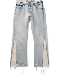 GALLERY DEPT. - 90210 La Flare Distressed Patchwork Upcycled Flared Jeans - Lyst