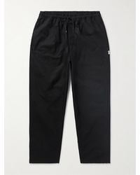WTAPS - 03 Straight-leg Cotton-ripstop Drawstring Trousers - Lyst