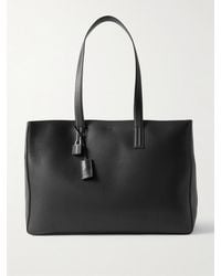 Tom Ford - Logo-debossed Leather Tote Bag - Lyst