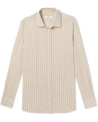 Lardini - Striped Linen Shirt - Lyst