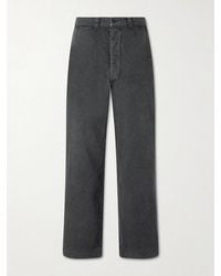 Remi Relief - Straight-leg Cotton-twill Trousers - Lyst