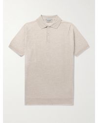 John Smedley - Payton Slim-Fit Wool Polo Shirt - Lyst