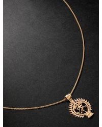 Shamballa Jewels - Collana e pendente in oro 18 carati con diamanti Dancing Shiva - Lyst
