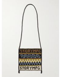 STORY mfg. - Crocheted Organic Cotton Messenger Bag - Lyst