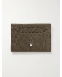 Montblanc - Kartenetui aus vollnarbigem Leder - Lyst