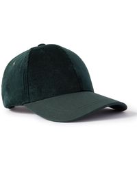 Paul Smith - Cotton-blend Corduroy And Cotton-twill Baseball Cap - Lyst