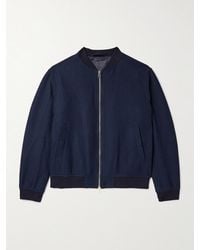Etro - Jacquard-knit Cotton Bomber Jacket - Lyst