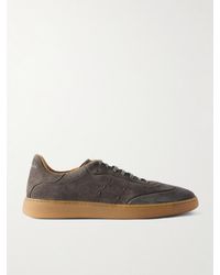 Kiton - Suede Sneakers - Lyst