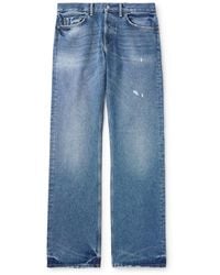 Acne Studios - 2010M Straight-Leg Distressed Jeans - Lyst