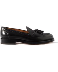 Tom Ford - Westminster Tasselled Burnished-leather Loafers - Lyst