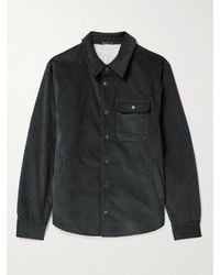 James Perse - Fleece-Lined Cotton-Blend Corduroy Jacket - Lyst