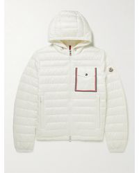 Moncler - Lihou Grosgrain-Trimmed Quilted Shell Hooded Down Jacket - Lyst