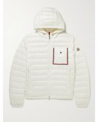 Moncler - Lihou Grosgrain-trimmed Quilted Shell Hooded Down Jacket - Lyst