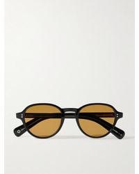 Garrett Leight - Casillas Round-Frame Acetate Sunglasses - Lyst