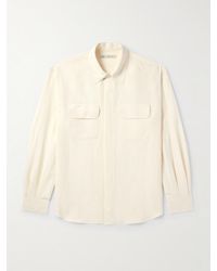Umit Benan - Hemdjacke aus einer Leinen-Seidenmischung - Lyst