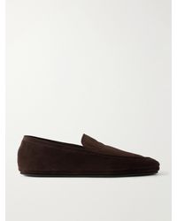 John Lobb - Kingstone Suede Slippers - Lyst