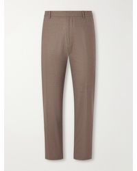 Boglioli - Straight-Leg Woven Virgin Wool Trousers - Lyst