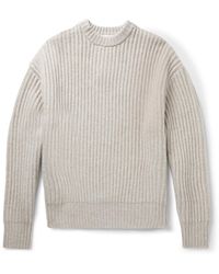 John Elliott - Capri Ribbed Wool And Cashmere-blend Sweater - Lyst