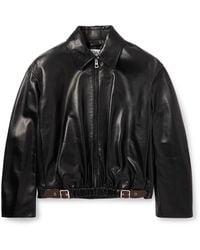 Loewe - Leather Jacket - Lyst