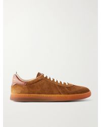 Officine Creative - Militia 002 Leather-trimmed Suede Sneakers - Lyst