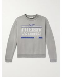CHERRY LA - American Garments Logo-print Cotton-jersey Sweatshirt - Lyst