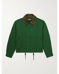 FRIZMWORKS - Corduroy-trimmed Cotton-blend Jacket - Lyst