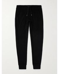 Tom Ford - Tapered Cotton-terry Sweatpants - Lyst