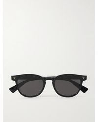 Bottega Veneta - Round-frame Recycled-acetate Sunglasses - Lyst