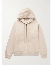Rick Owens - Panelled Cotton-Jersey Zip-Up Hoodie - Lyst