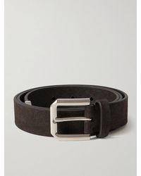 Brunello Cucinelli - 3cm Suede Belt - Lyst