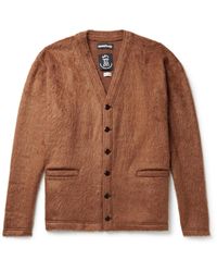 Monitaly - Minami Shoten Brushed-knit Cardigan - Lyst