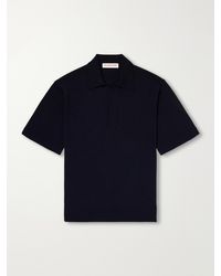 Orlebar Brown - Raffertie Merino Wool Polo Shirt - Lyst