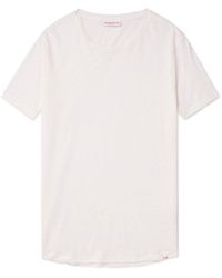 Orlebar Brown - Open-knit Linen T-shirt - Lyst